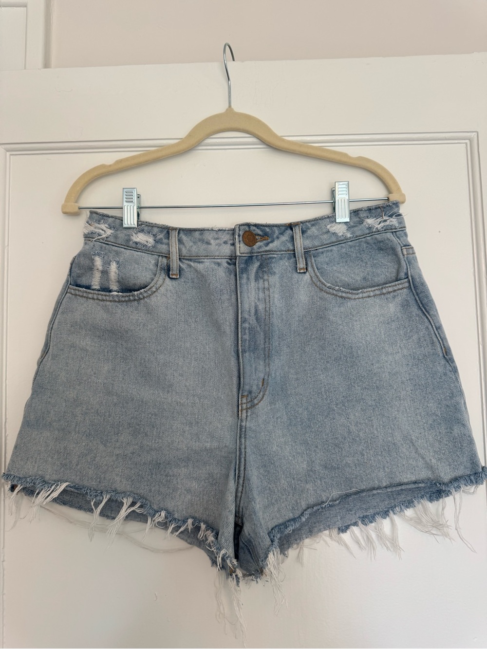 Show Me Your Mumu High-Rise Denim Shorts - Size 28